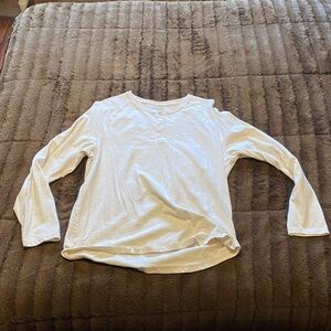 Classic White Men’s Long Sleeve Shirt